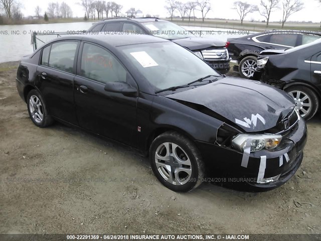 1G8AL52F04Z193692 - 2004 SATURN ION LEVEL 3 BLACK photo 1