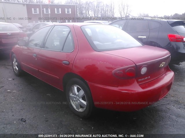 1G1JF52F447244970 - 2004 CHEVROLET CAVALIER LS RED photo 3