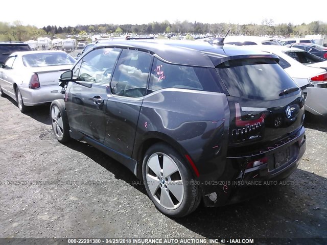 WBY1Z4C55EV272819 - 2014 BMW I3 REX BLACK photo 3