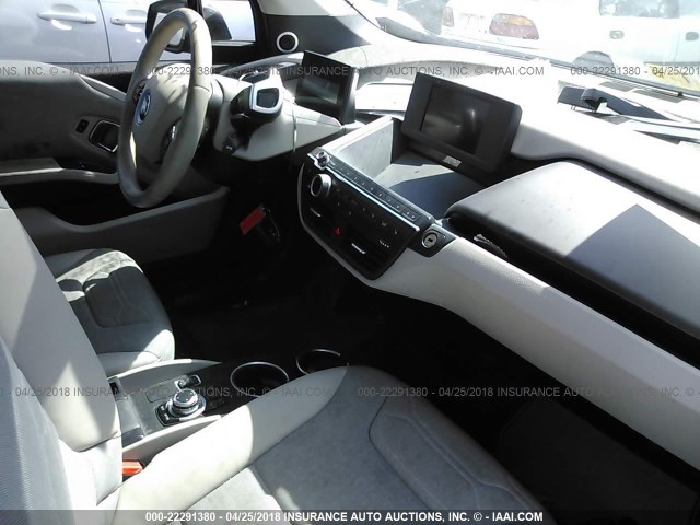 WBY1Z4C55EV272819 - 2014 BMW I3 REX BLACK photo 5