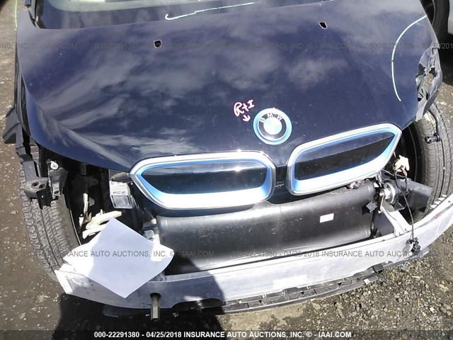 WBY1Z4C55EV272819 - 2014 BMW I3 REX შავი ფოტო 6