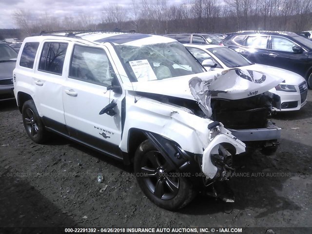 1C4NJRFBXDD290293 - 2013 JEEP PATRIOT LATITUDE WHITE photo 1