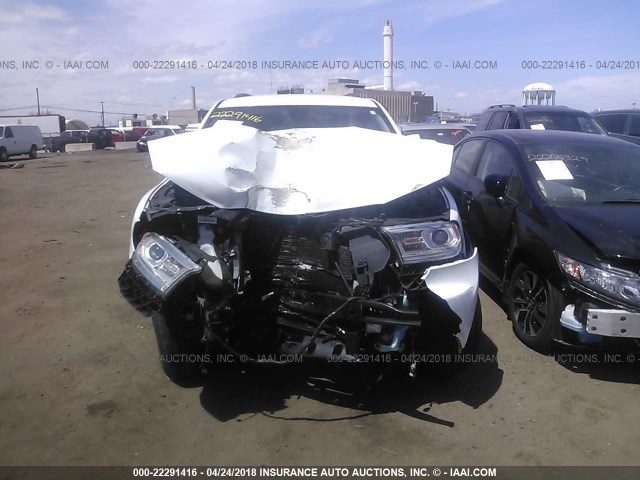 1C4RDJAG4FC938569 - 2015 DODGE DURANGO SXT WHITE photo 6