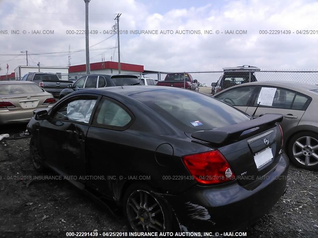 JTKDE167260109994 - 2006 TOYOTA SCION TC 灰色 照片 3