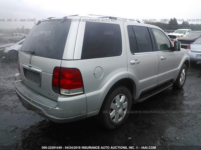 5LMEU78HX3ZJ03819 - 2003 LINCOLN AVIATOR GRAY photo 4