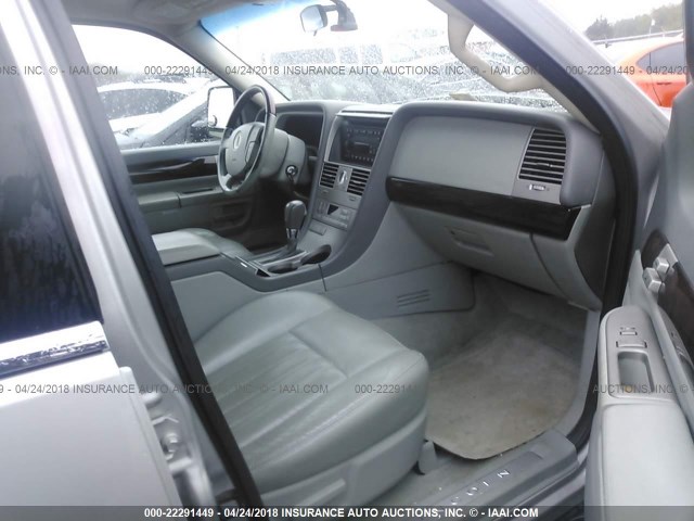 5LMEU78HX3ZJ03819 - 2003 LINCOLN AVIATOR GRAY photo 5