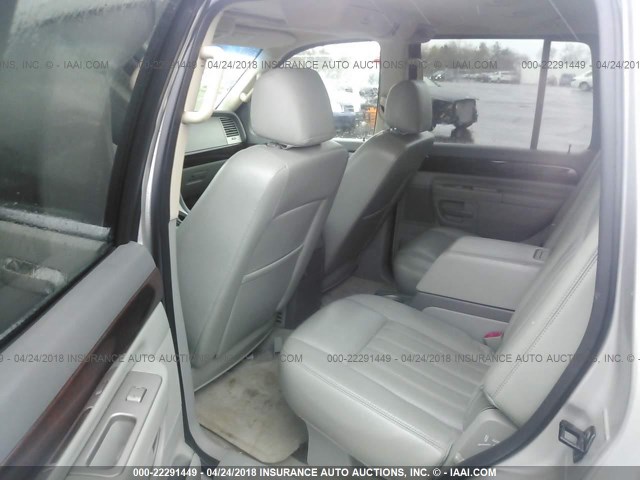 5LMEU78HX3ZJ03819 - 2003 LINCOLN AVIATOR GRAY photo 8