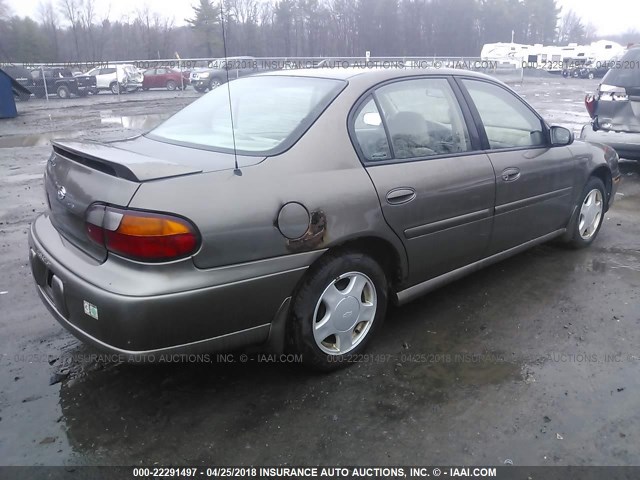 1G1NE52J6Y6226846 - 2000 CHEVROLET MALIBU LS 棕色 照片 4