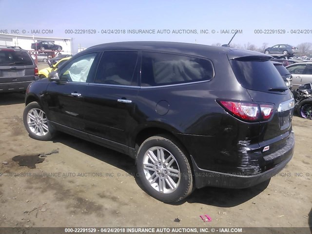 1GNKRGKD9FJ354536 - 2015 CHEVROLET TRAVERSE LT GRAY photo 3