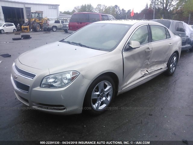 1G1ZC5E03AF184409 - 2010 CHEVROLET MALIBU 1LT 青色 照片 2