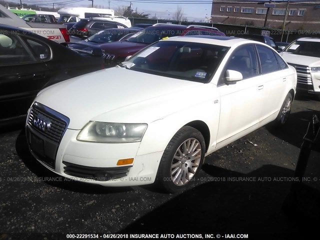 WAUDG74F66N024400 - 2006 AUDI A6 3.2 QUATTRO WHITE photo 2