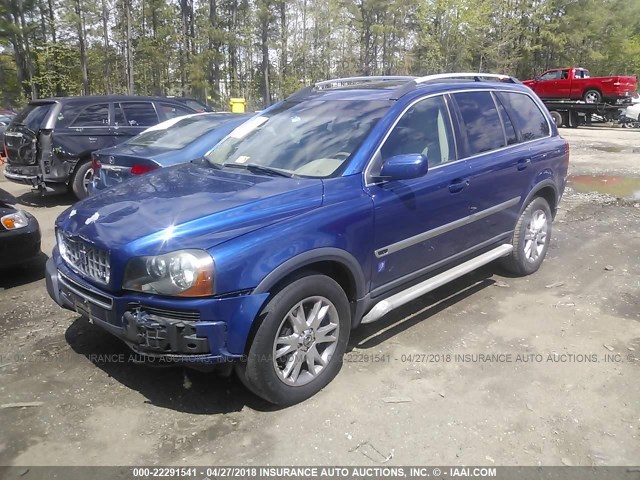 YV4CZ852661286786 - 2006 VOLVO XC90 V8 BLUE photo 2