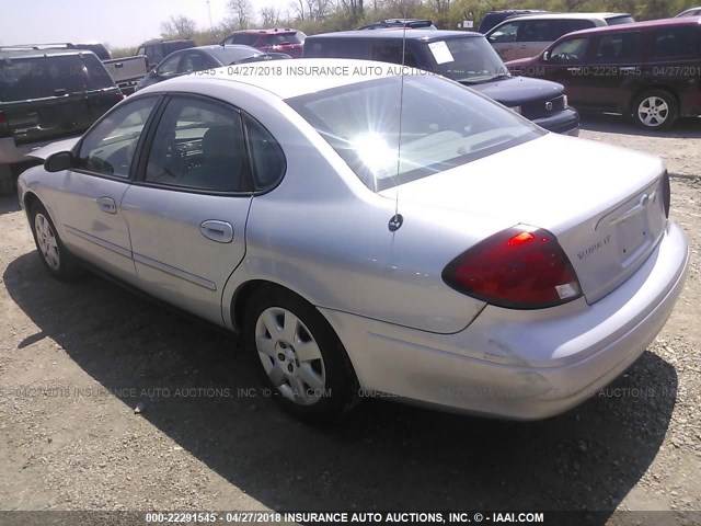 1FAFP52U63A125429 - 2003 FORD TAURUS LX GRAY photo 3