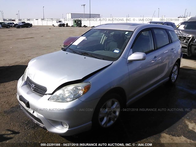 2T1LR30E86C551288 - 2006 TOYOTA COROLLA MATRIX XR SILVER photo 2