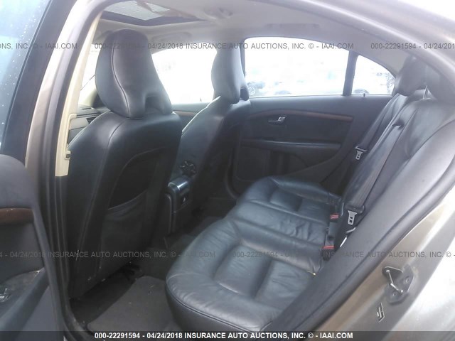 YV1AS982381058368 - 2008 VOLVO S80 3.2 GRAY photo 8