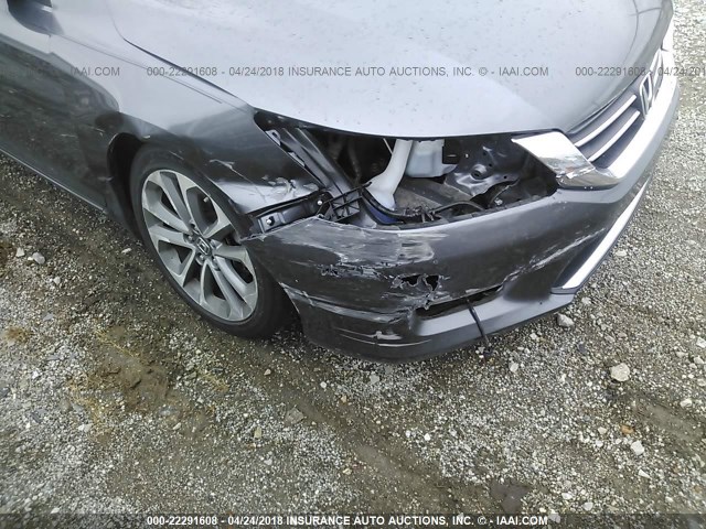 1HGCR2E5XEA009438 - 2014 HONDA ACCORD SPORT Сұр фото 6