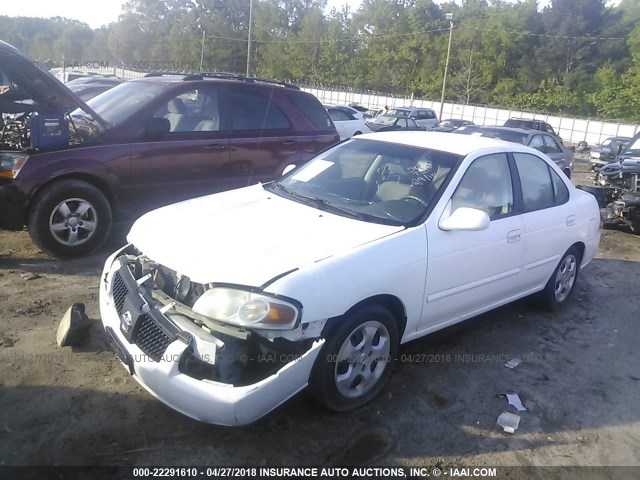 3N1CB51D94L828694 - 2004 NISSAN SENTRA 1.8/1.8S WHITE photo 2