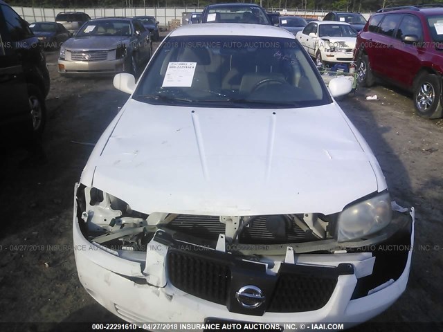 3N1CB51D94L828694 - 2004 NISSAN SENTRA 1.8/1.8S WHITE photo 6