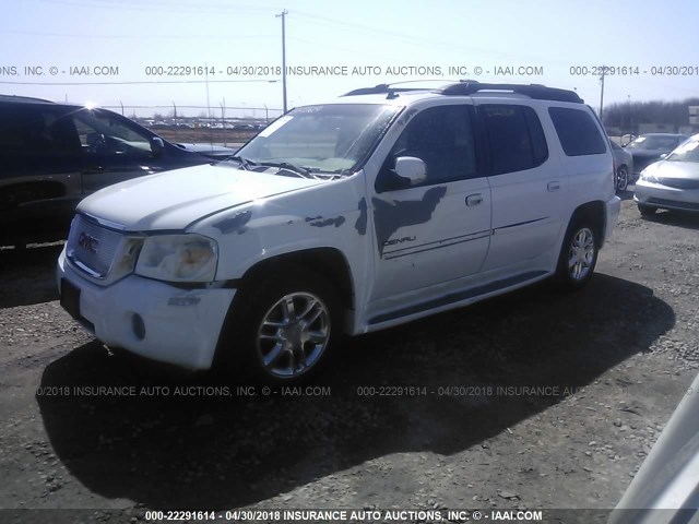 1GKET66M966104197 - 2006 GMC ENVOY DENALI XL WHITE photo 2