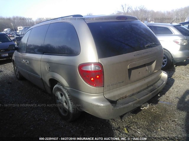 2D4GP44L97R131985 - 2007 DODGE GRAND CARAVAN SXT GOLD photo 3