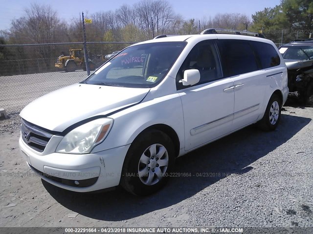 KNDMC233876024905 - 2007 HYUNDAI ENTOURAGE GLS/SE/LIMITED WHITE photo 2