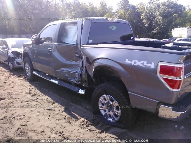 1FTEW1E86AFC28639 - 2010 FORD F150 SUPERCREW GRAY photo 6