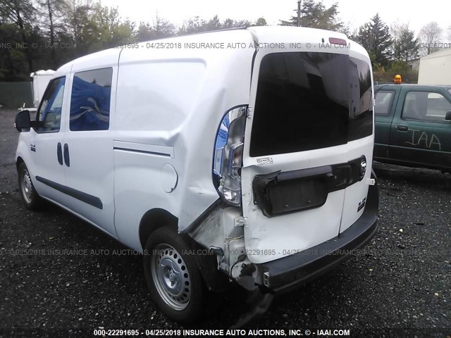 ZFBERFAT6F6A26783 - 2015 RAM PROMASTER CITY  WHITE photo 3