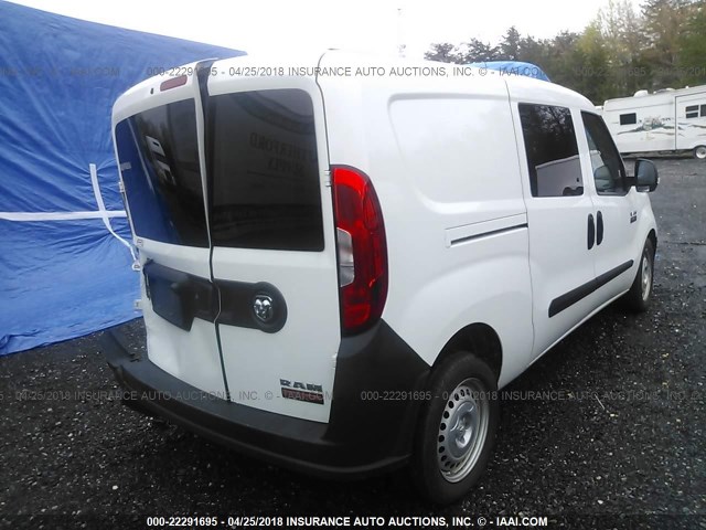 ZFBERFAT6F6A26783 - 2015 RAM PROMASTER CITY  WHITE photo 4