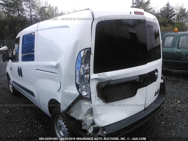 ZFBERFAT6F6A26783 - 2015 RAM PROMASTER CITY  WHITE photo 6