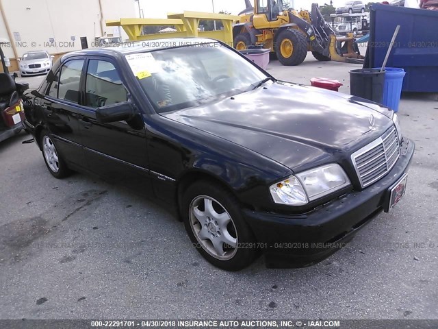 WDBHA29G8XA693396 - 1999 MERCEDES-BENZ C 280 BLACK photo 1