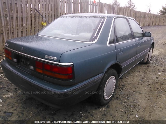 1YVGD22B5N5216458 - 1992 MAZDA 626 DX/LX GREEN photo 4