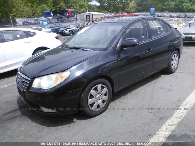 KMHDU46D67U143072 - 2007 HYUNDAI ELANTRA GLS/SE/LIMITED BLACK photo 2