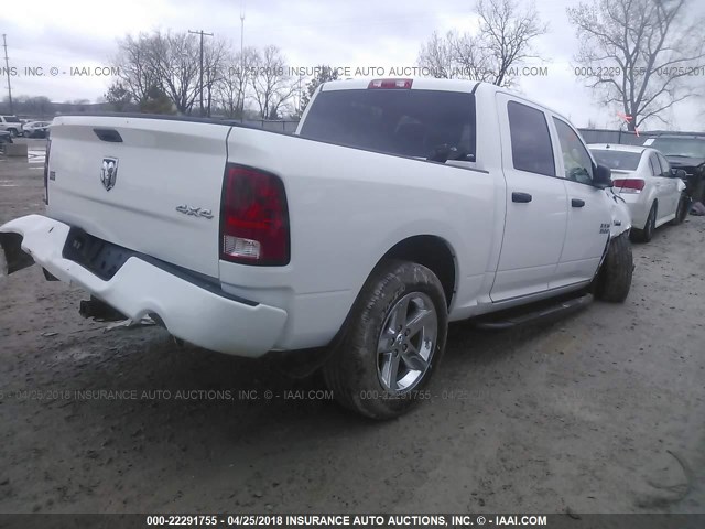 1C6RR7KT4ES137040 - 2014 RAM 1500 ST WHITE photo 4