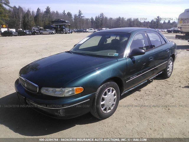 2G4WS52J6Y1155378 - 2000 BUICK CENTURY CUSTOM GREEN photo 2