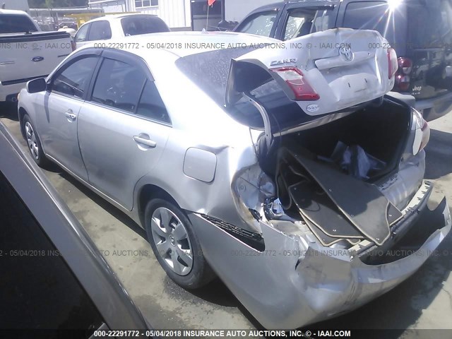 4T1BE46K98U246796 - 2008 TOYOTA CAMRY CE/LE/XLE/SE SILVER photo 3