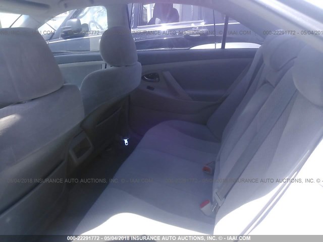 4T1BE46K98U246796 - 2008 TOYOTA CAMRY CE/LE/XLE/SE SILVER photo 8