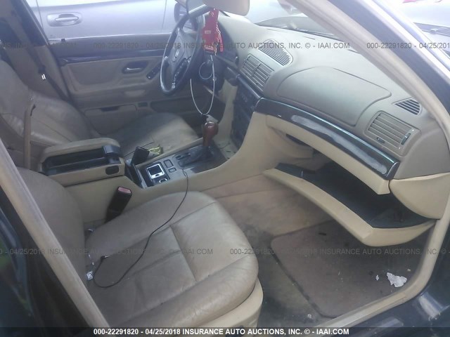 WBAGJ8327WDM21798 - 1998 BMW 740 IL BLACK photo 5