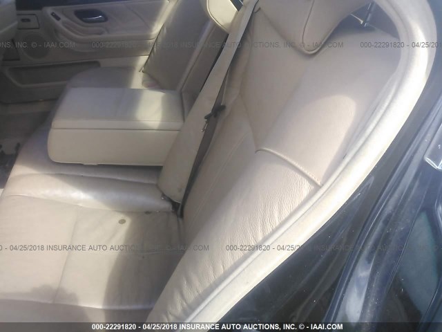 WBAGJ8327WDM21798 - 1998 BMW 740 IL BLACK photo 8