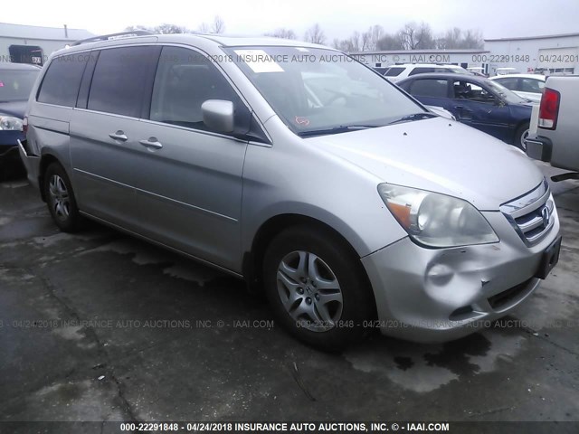 5FNRL38757B408037 - 2007 HONDA ODYSSEY EXL GRAY photo 1