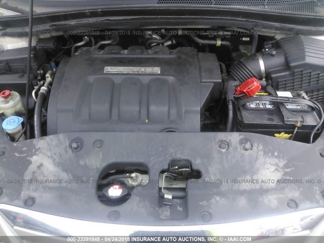 5FNRL38757B408037 - 2007 HONDA ODYSSEY EXL GRAY photo 10