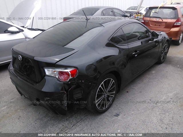 JF1ZNAA13D1706696 - 2013 TOYOTA SCION FR-S შავი ფოტო 4