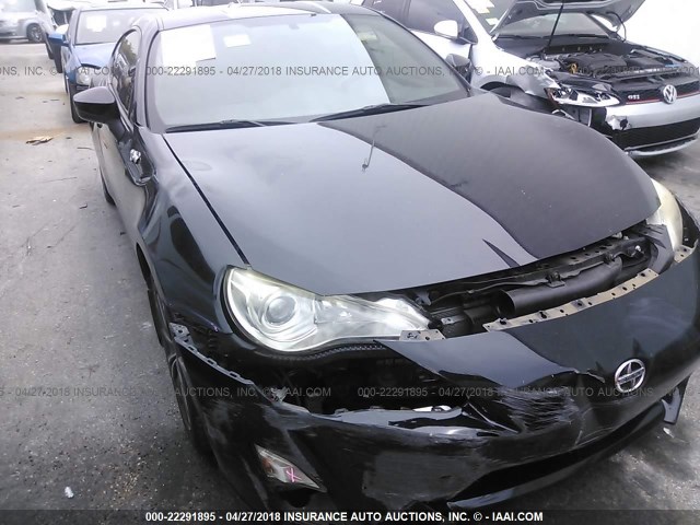 JF1ZNAA13D1706696 - 2013 TOYOTA SCION FR-S შავი ფოტო 6