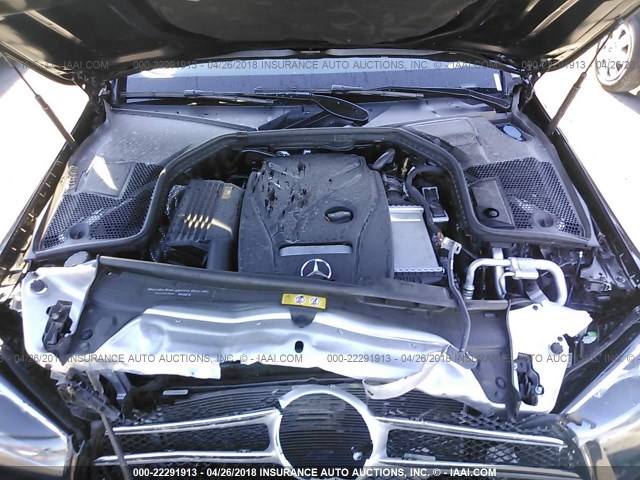 55SWF4JB7JU248733 - 2018 MERCEDES-BENZ C 300 BLACK photo 10