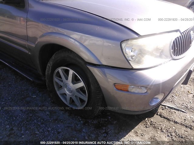 5GAET13M362138227 - 2006 BUICK RAINIER CXL GRAY photo 6