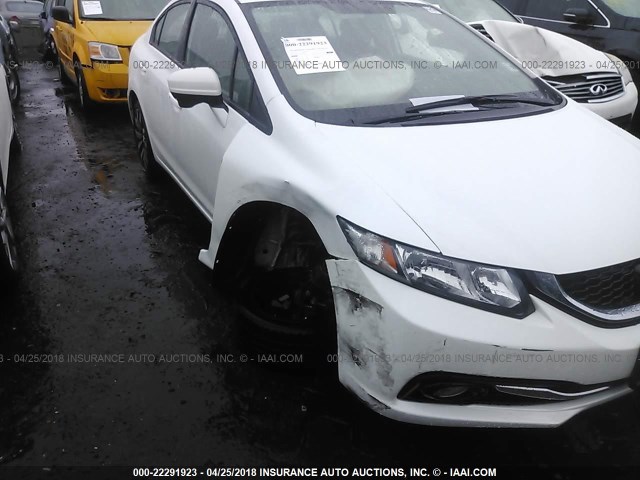 19XFB2F97FE243343 - 2015 HONDA CIVIC EXL SILVER photo 6