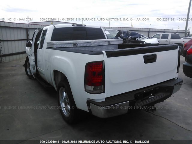 1GTEC19018Z169098 - 2008 GMC SIERRA C1500 WHITE photo 3