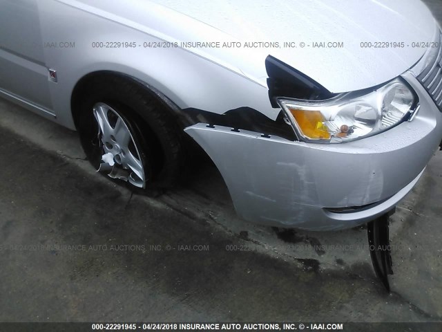 1G8AJ55F56Z177072 - 2006 SATURN ION LEVEL 2 Gümüş foto 6