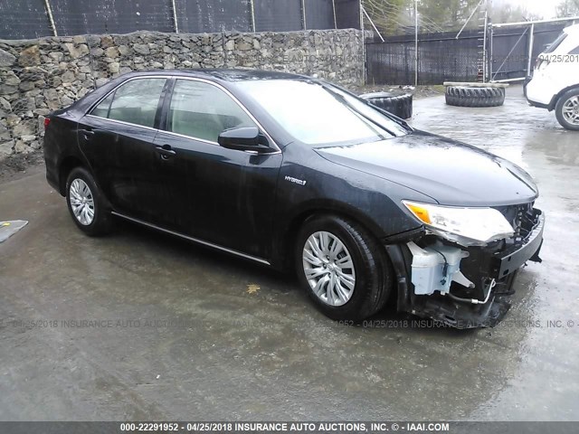 4T1BD1FK8CU050939 - 2012 TOYOTA CAMRY HYBRID/LE/XLE 深蓝色 照片 1