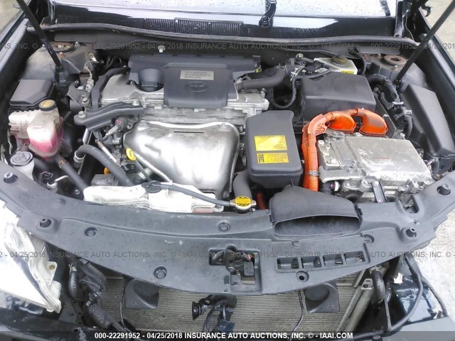 4T1BD1FK8CU050939 - 2012 TOYOTA CAMRY HYBRID/LE/XLE 深蓝色 照片 10