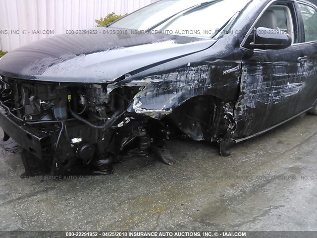 4T1BD1FK8CU050939 - 2012 TOYOTA CAMRY HYBRID/LE/XLE 深蓝色 照片 6